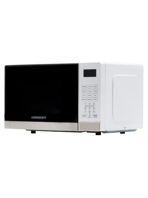 Horizont Микроволновая свч печь HSD202W, 700Вт, маленькая 20л сенсор, белый, фото 2