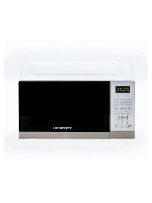 Horizont Микроволновая свч печь HSD202W, 700Вт, маленькая 20л сенсор, белый, фото 4