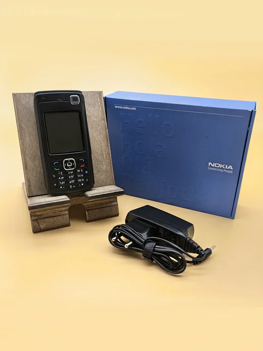 nokia Кнопочный мобильный телефон N70, черный, фото 3