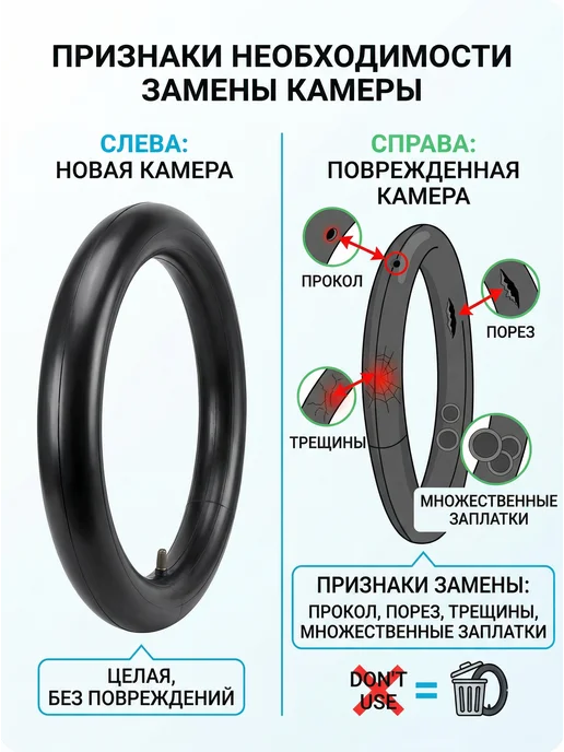 FDF Камера 19 х 2,75 3,00-19 TR4 усиленная, 19x2.75, фото 8