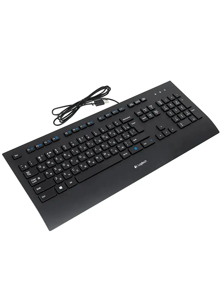 Logitetch Проводная клавиатура K280e с русской раскладкой