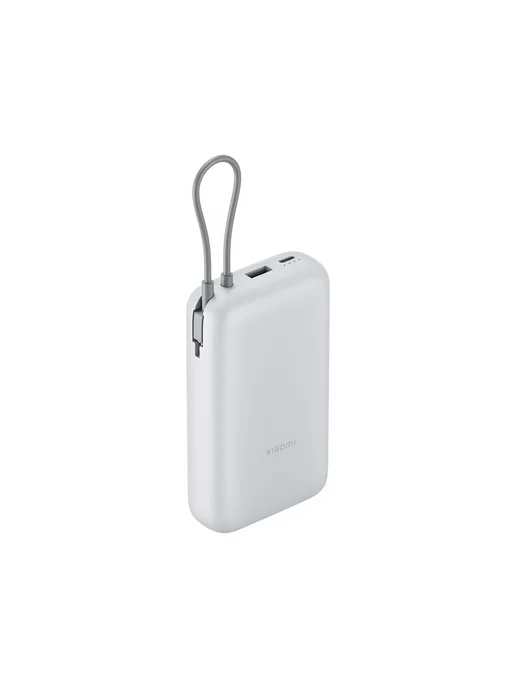 Xiaomi Повербанк с встроенным кабелем 20000mAh, черный, 20000 мАч, серый, фото 2