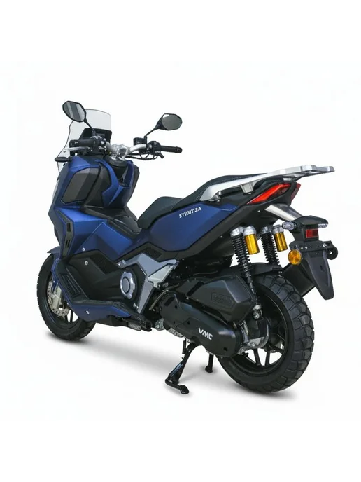 Скутер JET ADV 150 см с ПТС Синий, синий, фото 7