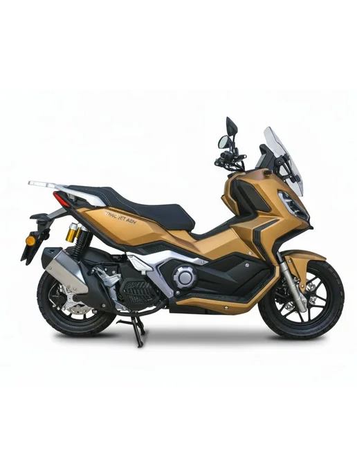 Скутер JET ADV 150 см с ПТС Синий, коричневый, фото 4