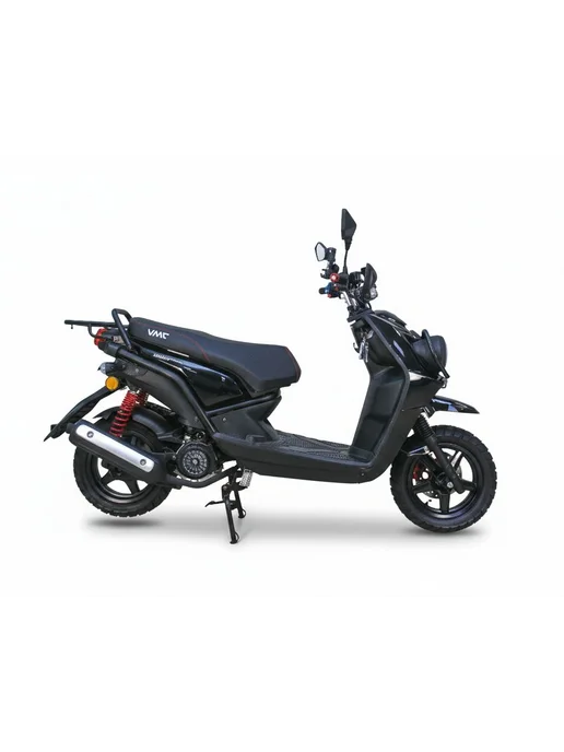 Скутер SMART-II 150 куб. Черный глянцевый, черный, фото 3