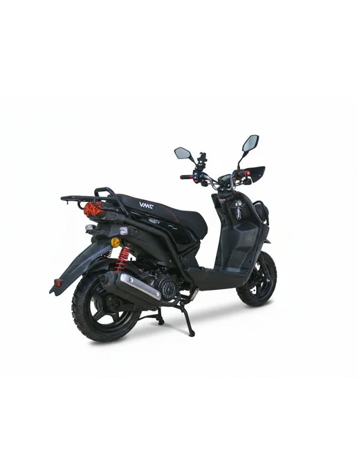 Скутер SMART-II 150 куб. Черный глянцевый, черный, фото 4