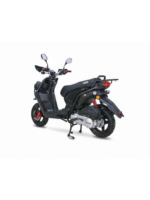 Скутер SMART-II 150 куб. Черный глянцевый, черный, фото 8
