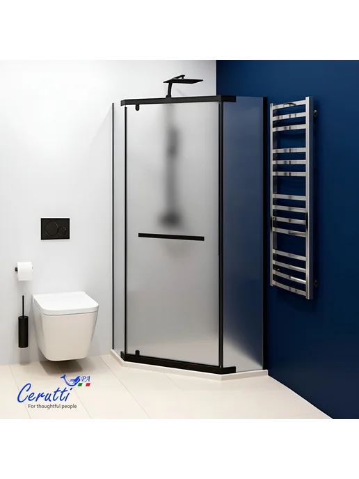Cerutti spa Душевое ограждение Ceruttispa CHIKA ZP101BF (100x100x195), 100x100x195, фото 4