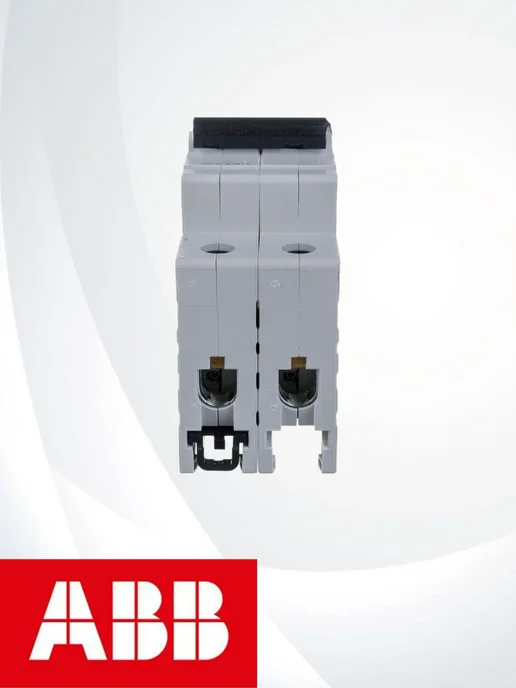 ABB-electronics Выключатель автоматический модульный 2п C50А SH202 1 штука, белый, фото 2