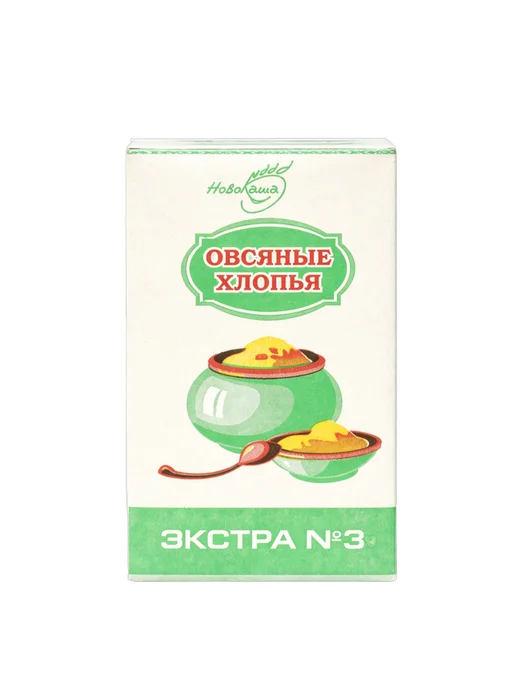 НоваКаша Белорусские Овсяные хлопья «НовоКаша» Экстра» №3, 500г._8шт, 500 г, 8 шт, фото 4