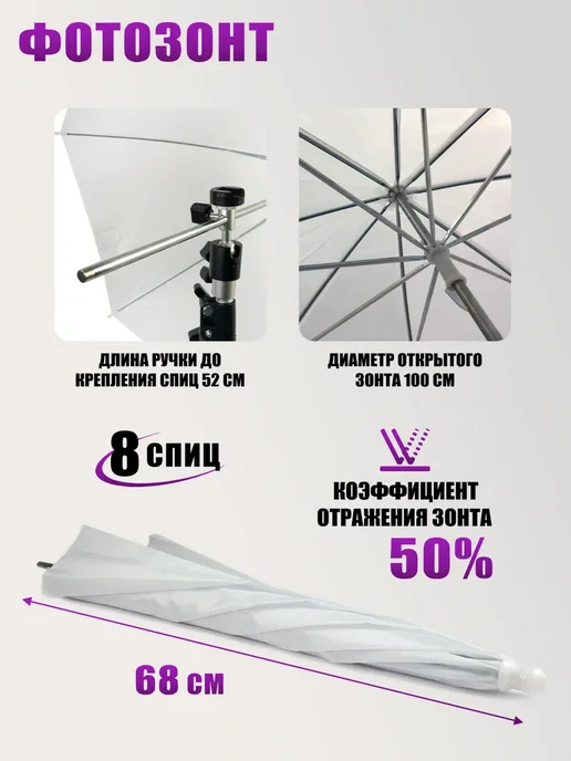 Minevil Фотозонт и быстросъемное крепление для фототехники, вариант, фото 5