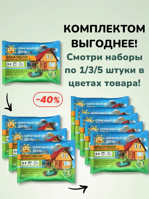 ВСЁ БУДЕТ! дача Поглотитель запаха биоактиватор для дачного туалета септика, вариант, фото 2