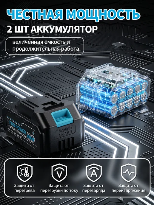 Waytoolgo воздуходувка садовая аккумуляторная, в упаковке 1,8 кг, фото 5