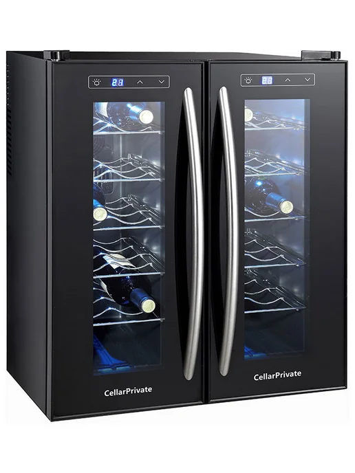 Cellar Private Винный шкаф CP024-2T, черный