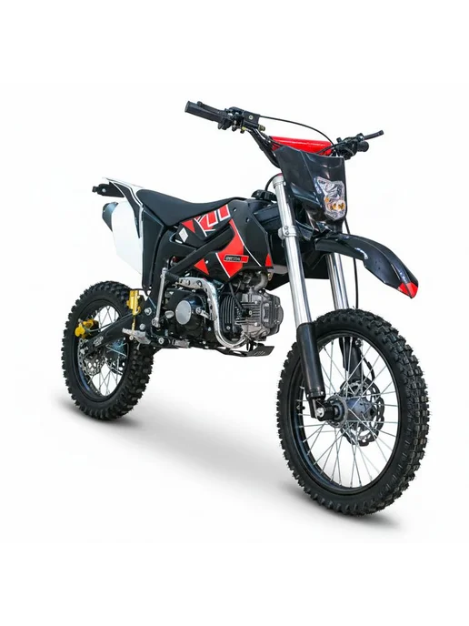 Питбайк 17/14 124см3 (эл.стартер), Зеленый, черный, фото 9