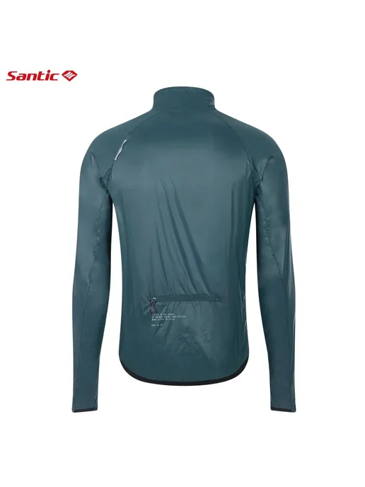 Santic Ультра-легкий упаковка велосипед Windbreaker куртка, серый, фото 5