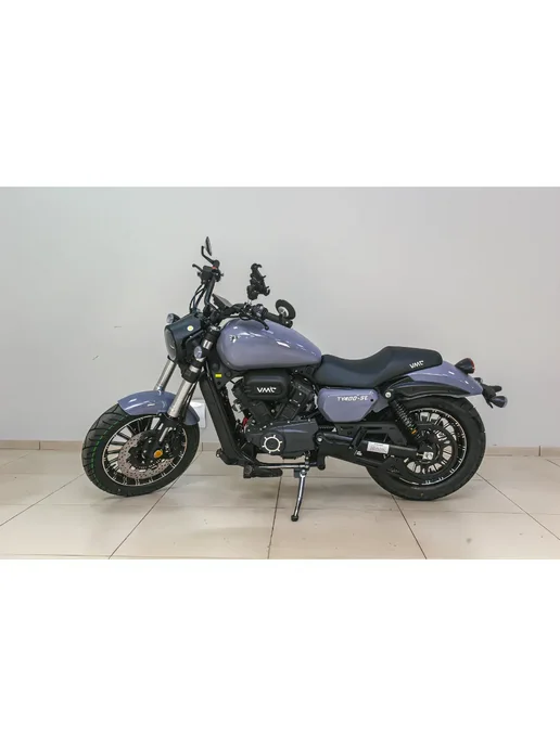 Мотоцикл взрослый бензиновый VMC CRUISER 400 серый 407см3, серый, фото 7