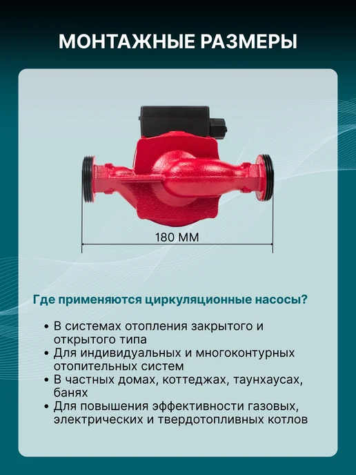 Belamos Насос циркуляционный для отопления BRS25 6G с кабелем, 6GBK без кабеля, фото 2