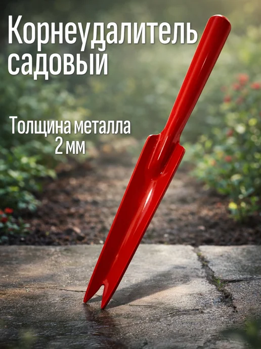 Корнеудалитель садовый, красный