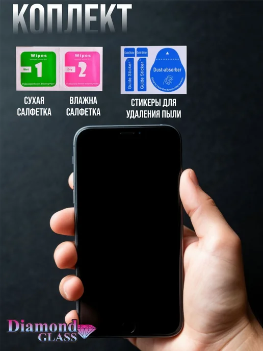 DiamondGlass Защитное стекло антишпион на xiaomi redmi note 15 pro, 5 г, фото 5