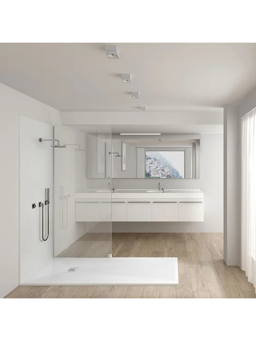 VINCEA Душевой поддон из искусственного камня 170x90 белый, матовый, 100x90, фото 3