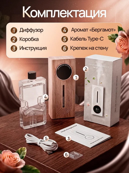 Dig All Аромадиффузор автоматический с дисплеем 75 мл, 75 мл, фото 5