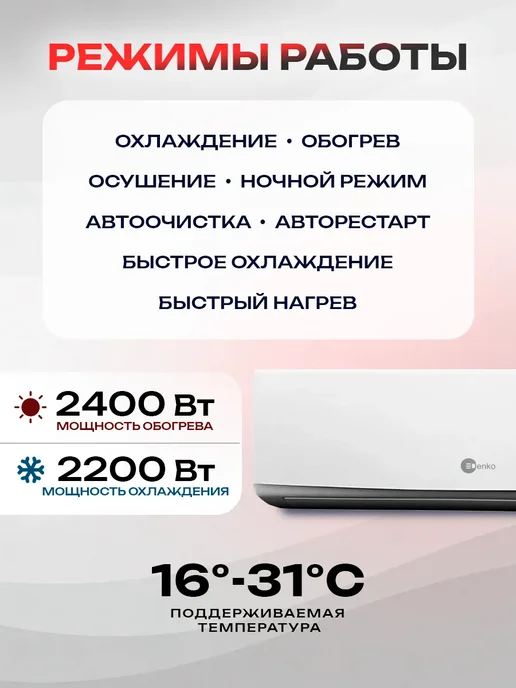 Denko Сплит система кондиционер DU-07 TCL, вариант, фото 2
