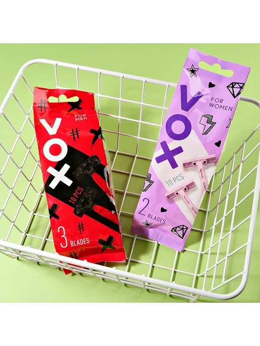 VOX Станок для бритья одноразовый FOR MEN 3 лезвия 10 шт, 10 шт, фото 4