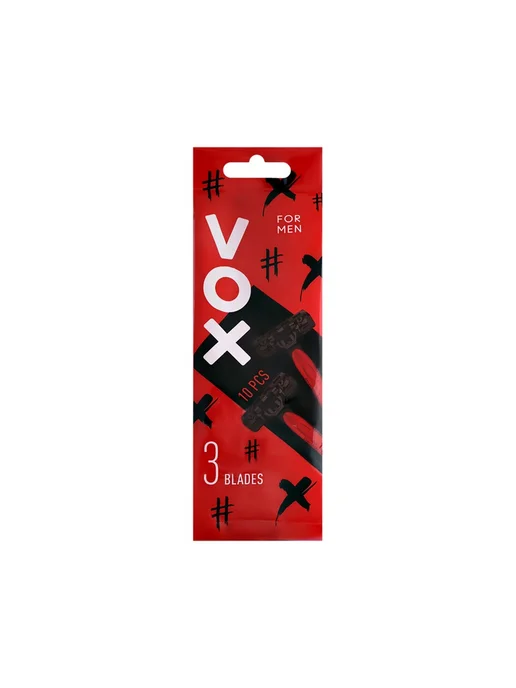 VOX Станок для бритья одноразовый FOR MEN 3 лезвия 10 шт, 10 шт, фото 5