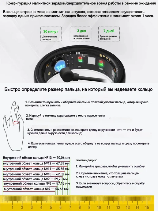 Samsung Умное медицинское кольцо-трекер сахар давление, вариант, фото 2