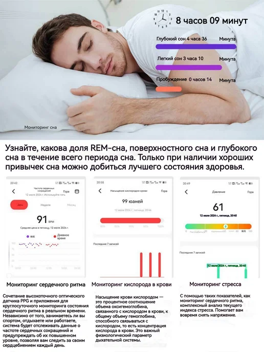 Samsung Умное медицинское кольцо-трекер сахар давление, вариант, фото 6