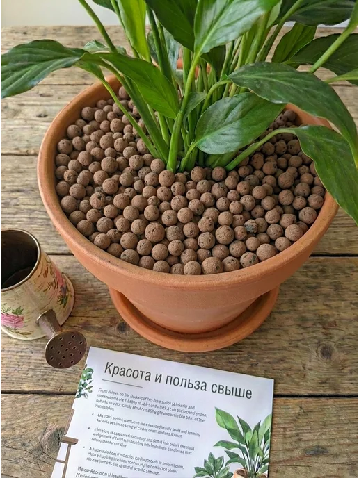 Керамзит — дренаж для цветов и растений 5 л средний, 10 л, фото 5