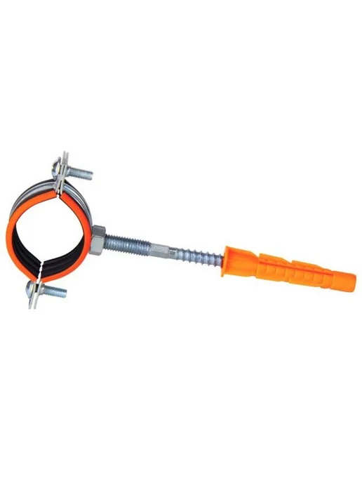 Хомут сантехнический HUMALT 4" (108-116) М10 c шпилькой, вариант