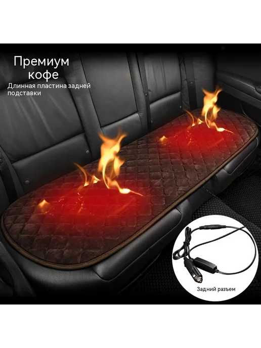 Подушка Серый, коричневый