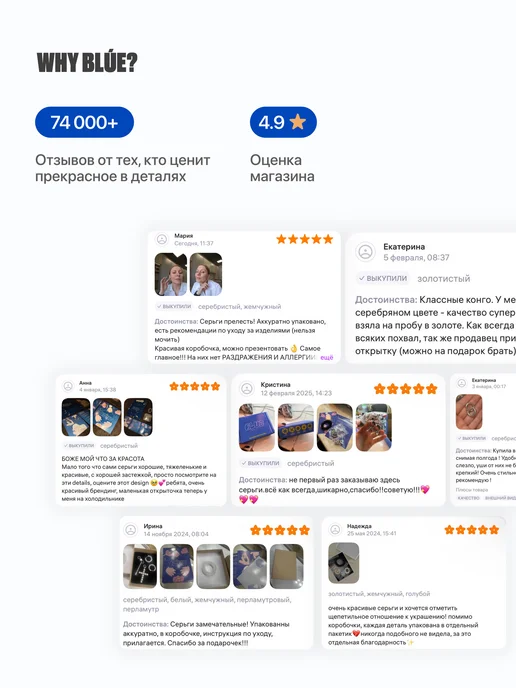 WHY BLÚE? Кольцо с большими камнями бижутерия женское, синий, фото 8
