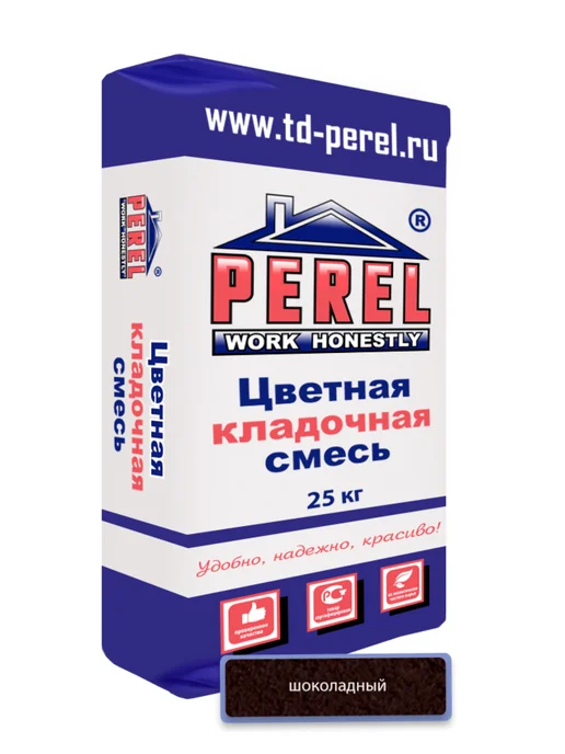 Perel Шоколадная кладочная смесь SL 50 кг, 25 кг