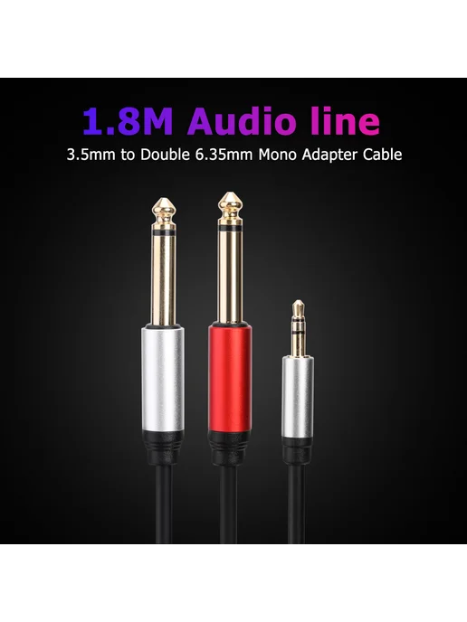 1.8м Gold Plated 3.5mm TRS - кабель с разъемом для наушников, 1,8 м, фото 5