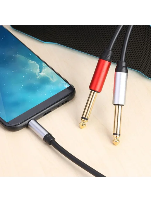 1.8м Gold Plated 3.5mm TRS - кабель с разъемом для наушников, 1,8 м, фото 6