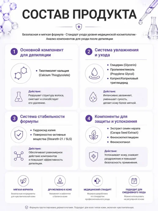 LYDIMOON Крем для депиляции бикини, подходит для чувствительной кожи…, вариант, фото 8