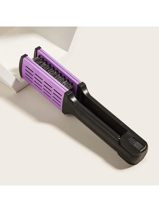 В-образная двойная расческа для укладки, домашний уход (фиол, фиолетовый, фото 3