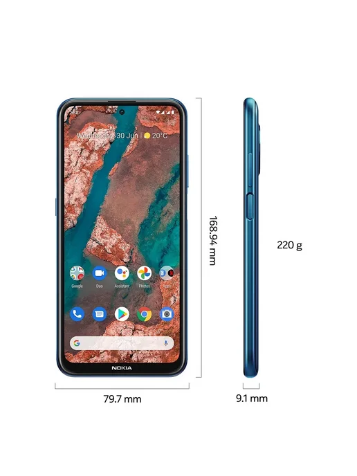 Смартфон Nokia X20 128 ГБ, зеленый, фото 7