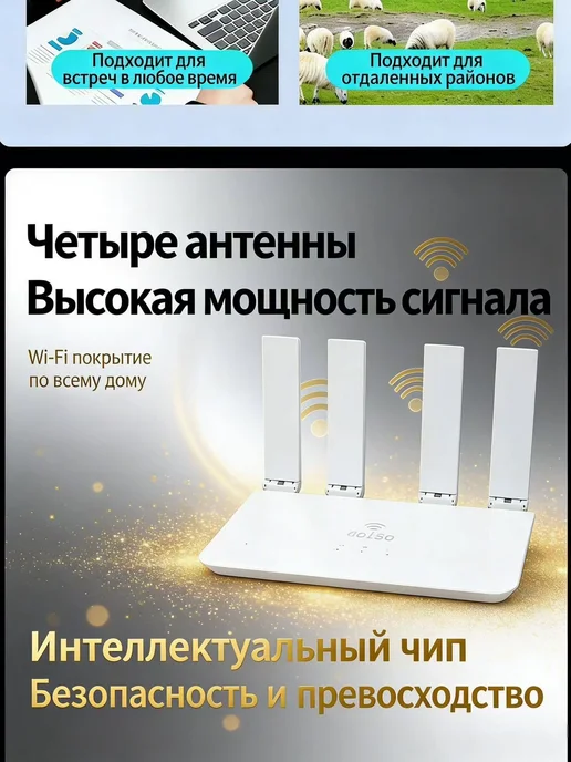 Роутер для дачи 4G LTE с SIM-картой, двухдиапазонный, 4 г, фото 5