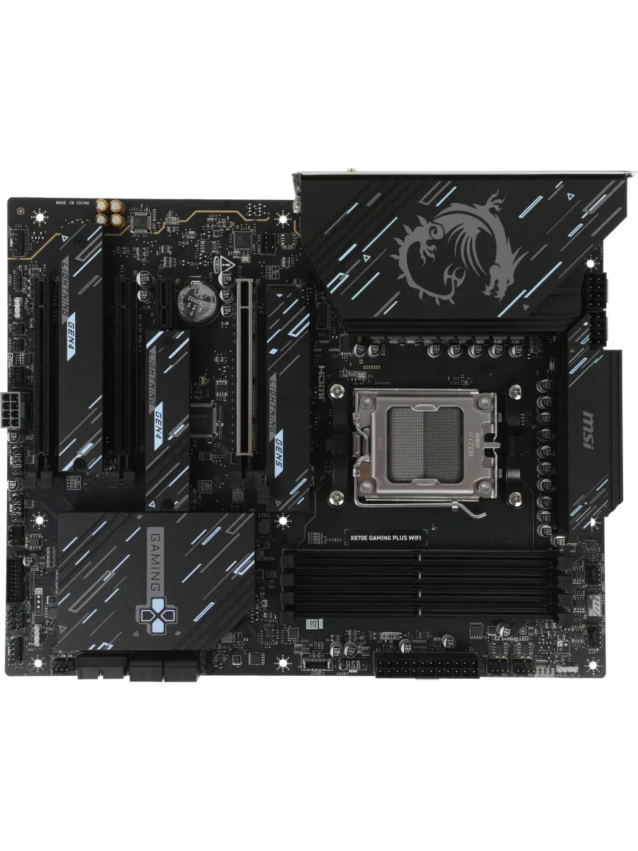 Материнская плата am5 X870E GAMING PLUS WIFI AMD X870 MSI 951779404 купить в интернет‑магазине Wildberries