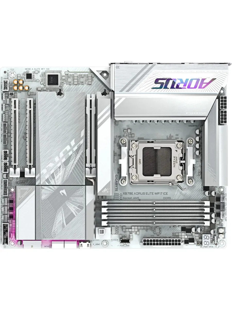 Материнская плата AM5 DDR5 X870E AORUS ELITE WIFI7 ICE Gigabyte 951846267 купить в интернет‑магазине Wildberries