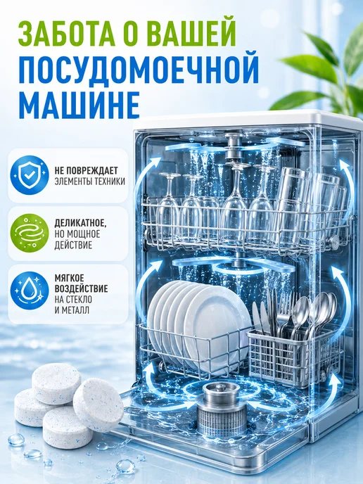 Свежинка Таблетки для посудомоечной машины эко, 30шт, 30 шт, фото 4