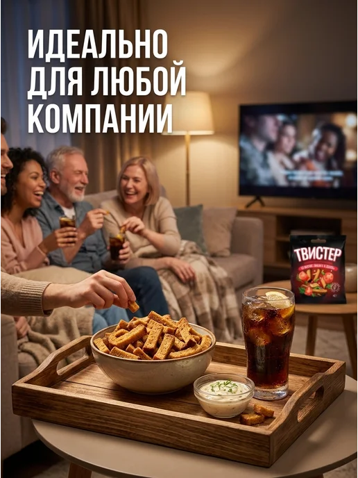 KDV Сухарики томат и зелень 5 штук по 40 гр, 40 г, фото 3