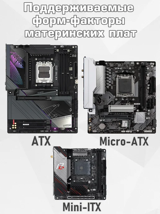 Корпус для ПК GAMEMAX GM-ONE FRGB Черный, черный, фото 3
