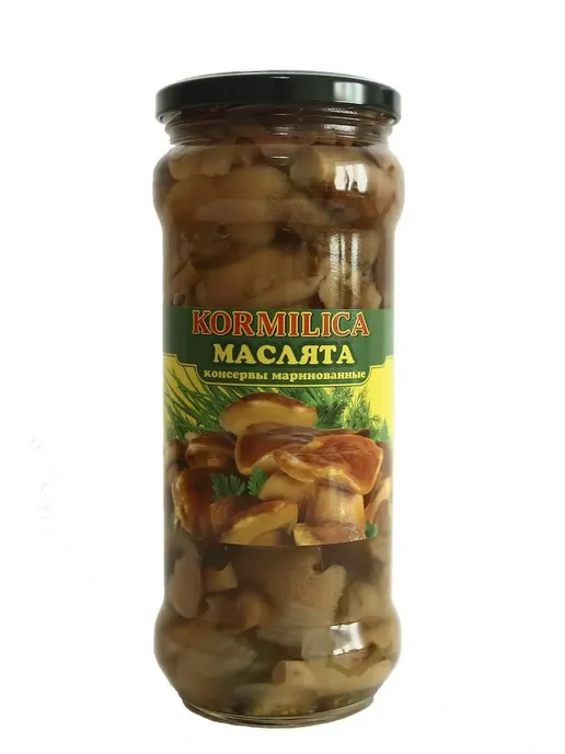 КОРМИЛИЦА Маслята маринованные 580 гр, 580 г