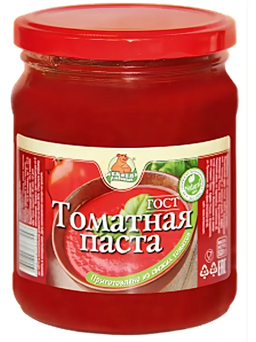 Медведь любимый томатная паста 25% 280 гр, 280 г