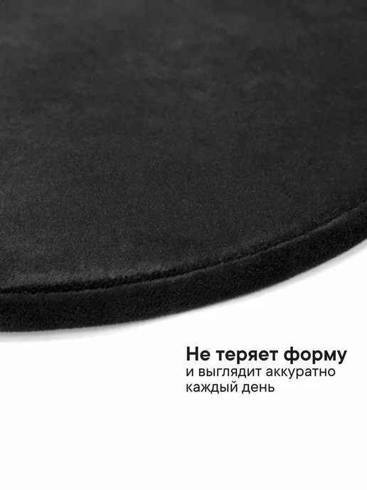 VILINA Подушка на стул круглая 40 см, черный, фото 4